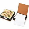 PU 5D Pearl Diamond Painting Kit Note Box DIY Diamond Art Notepad Box with 160 Sheets of Paper (Cross)