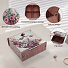 Diamond Painting Wooden Petal Girl 4 Slots Diamond Painting Storage Box for Adult Beginner