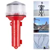 Solar Charging LED Marine Signal Light 3 Colors Flashlight for Marine Navigation