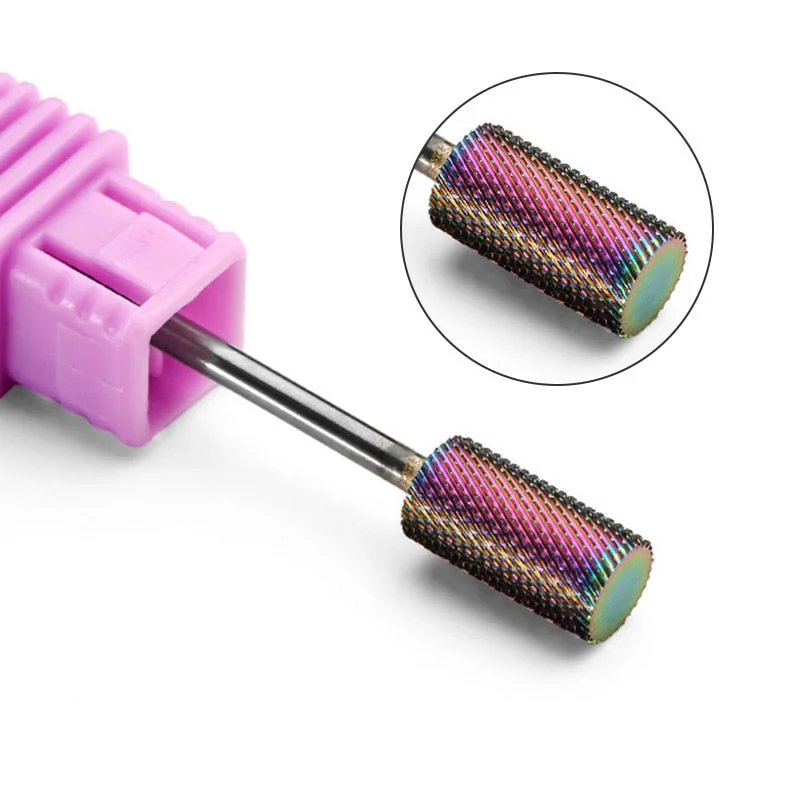 1 Pc Nail Drill Bit Multi-size Silver Manicure Nail Art Tool Electric Manicure Machine Device-Nail Inspo