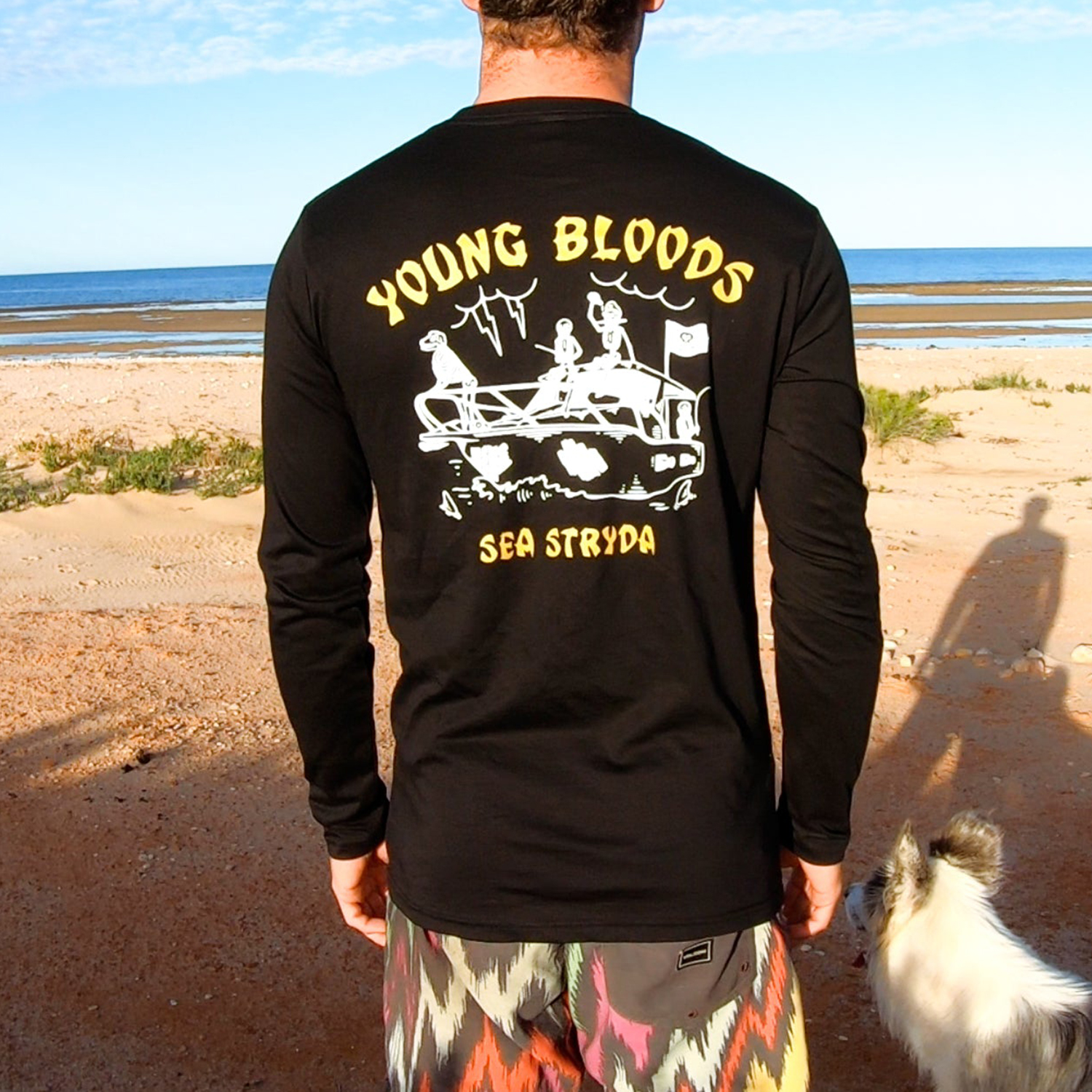Vintage Vacation Surf Long Sleeve Tee / TECHWEAR CLUB / Techwear