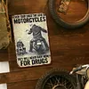[Grande Taille]Moto - Panneaux en &eacute;tain m&eacute;tallique(30*40cm)