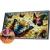 5D DIY Full Round Drill Stained Glass Diamond Painting Sunflower 40x30cm