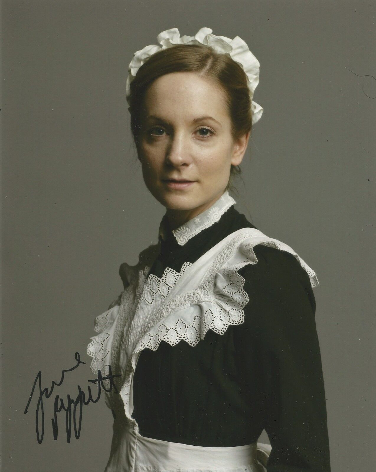 Joanne Froggatt Signed Downton Abbey 10x8 Photo Poster painting AFTAL