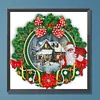>SALE<5D DIY Partial Special Shaped Drill Diamond Painting Kit Wreath Decor 30x30cm