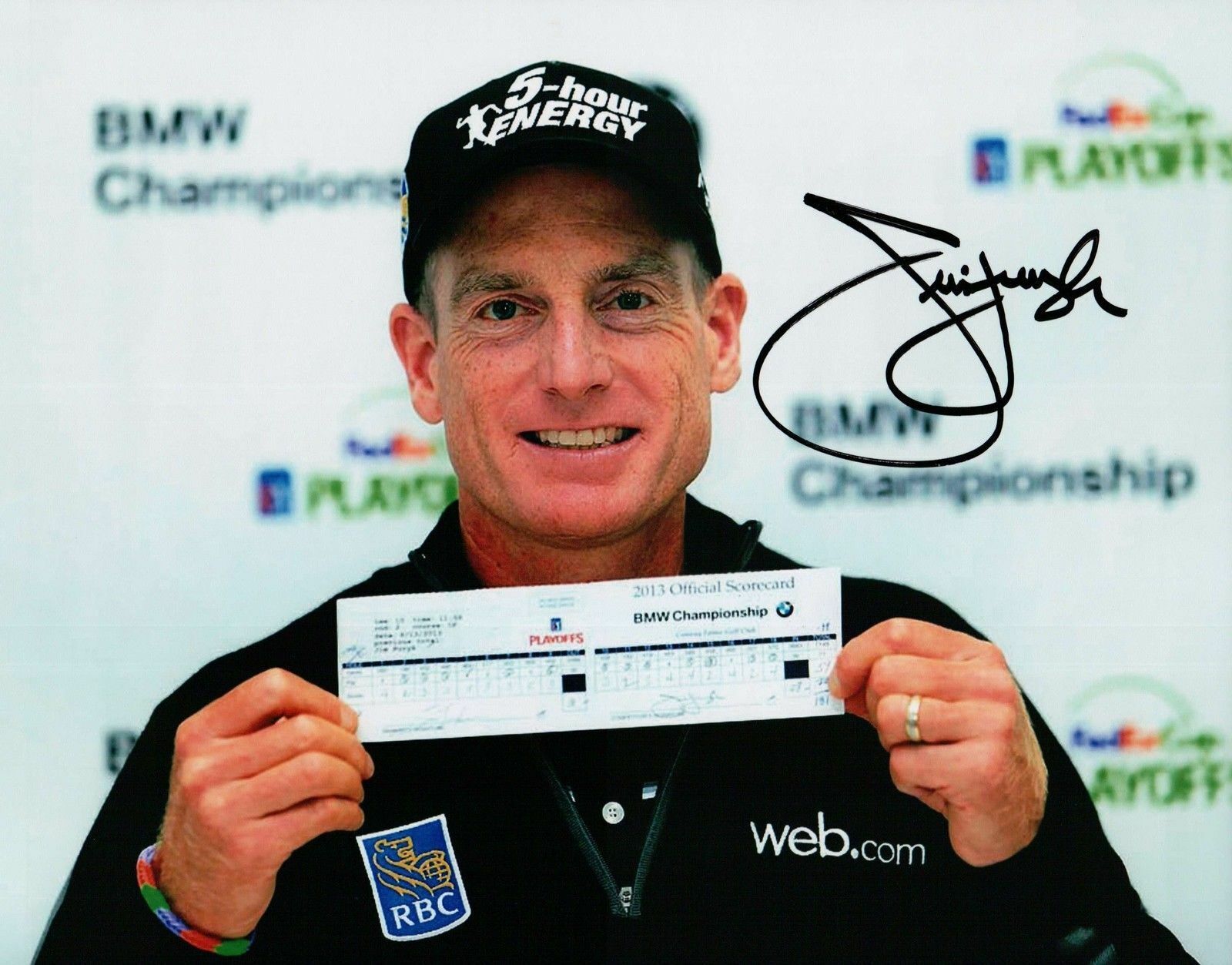 Jim Furyk Signed 8X10 Photo Poster painting Autograph Auto BMW Championship w/COA PGA Golfer