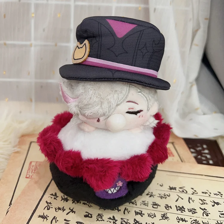 Genshin Impact Lyney, Linnette, Neuvillette, Wriothesley, Furina Bubble Blowing Doll Plush Doll Pendant
