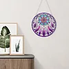 (US Only)2D Flat DIY Diamond Painting Art Pendant Window Hanging Fantasy Dream Catcher
