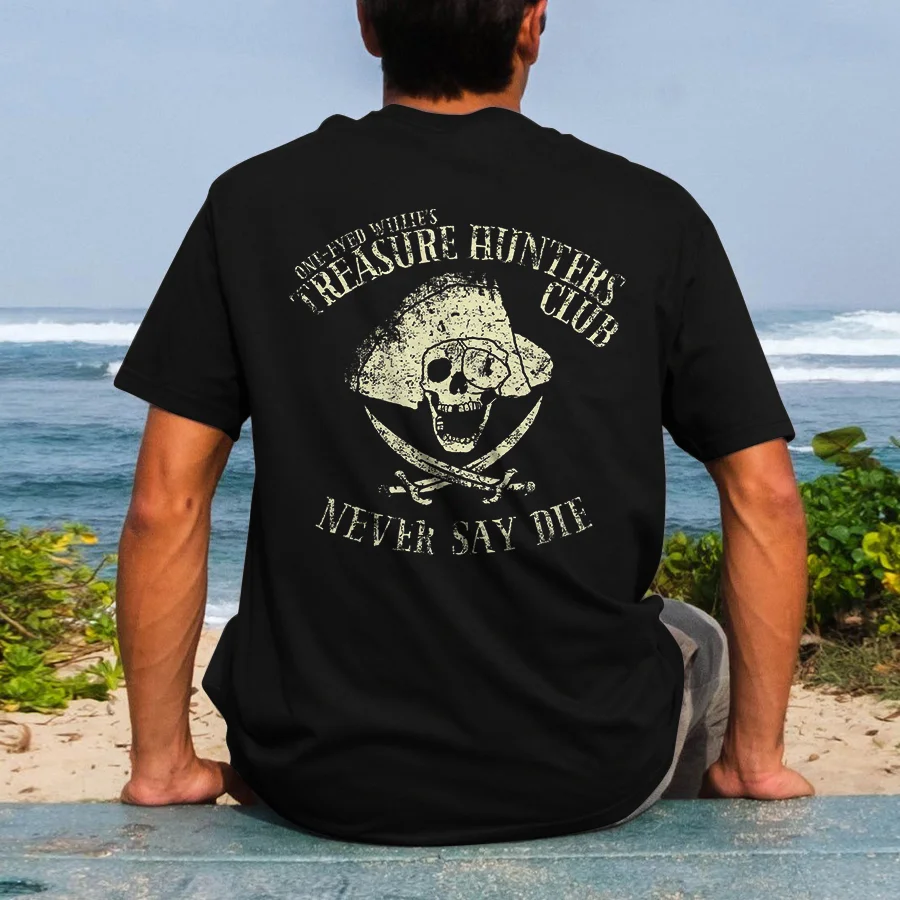 One-Eyed Willie's Treasure Hunters Club Printed Men's T-shirt
