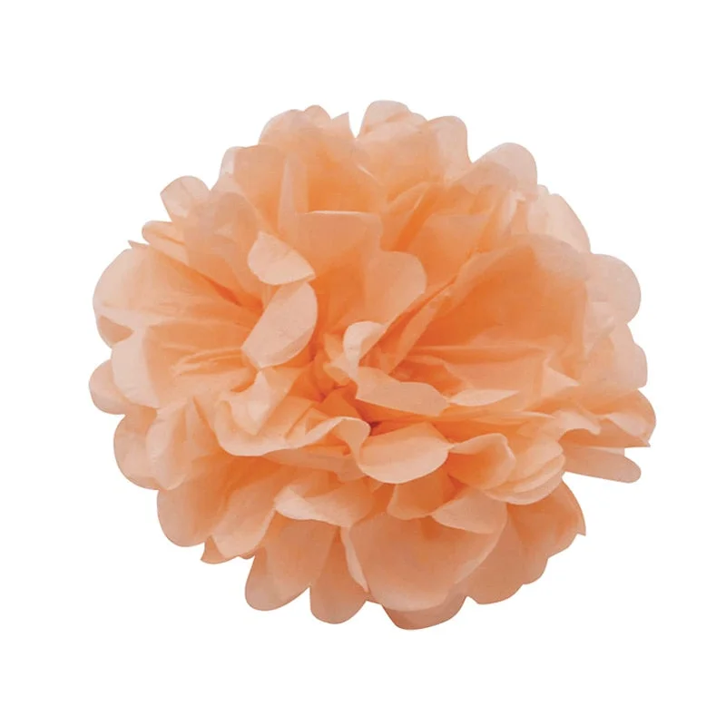5pcs Tissue Paper Pompoms Wedding Decorative Paper Flowers Ball Baby Shower Birthday Party Decoration paper pom poms