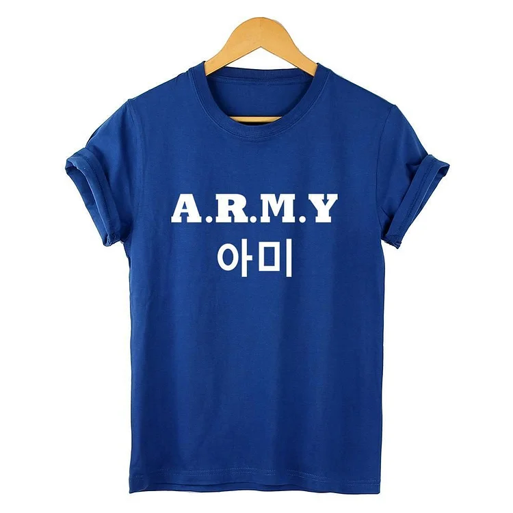 T shirt army cheap bts