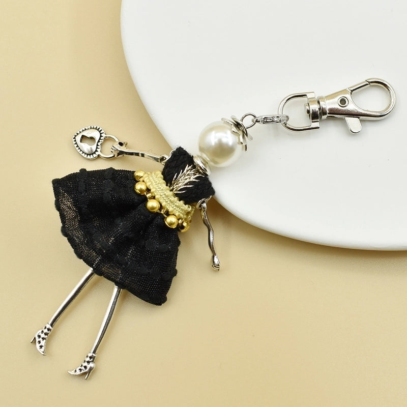 Casual Cartoon Alloy Bag Pendant Keychain
