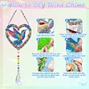 2pcs Bird Diamond Painting Double-sided Crystal Window Suncatcher Craft Set Birthday Gifts Home Garden Decor Hanging Kit