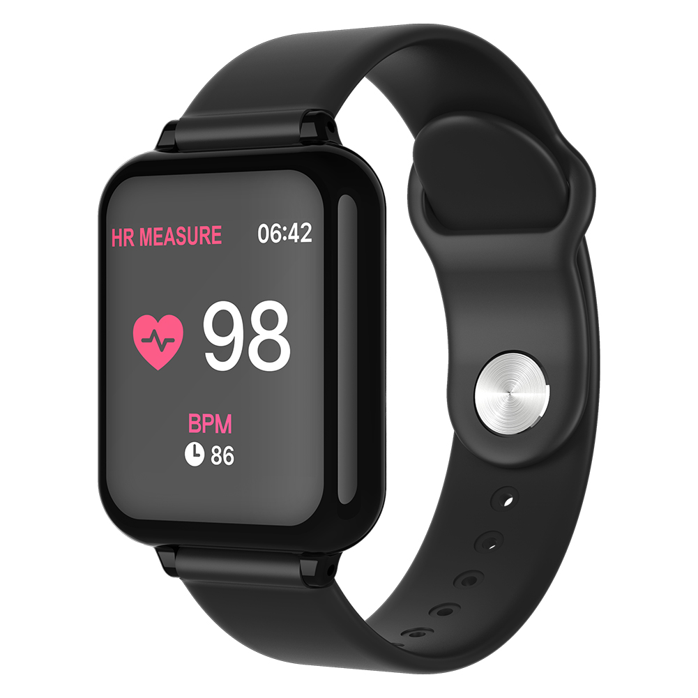 

B57C Smart Watch 1.3 inch IPS Color Screen Heart Rate Monitor Smartwatch, Black, 501 Original