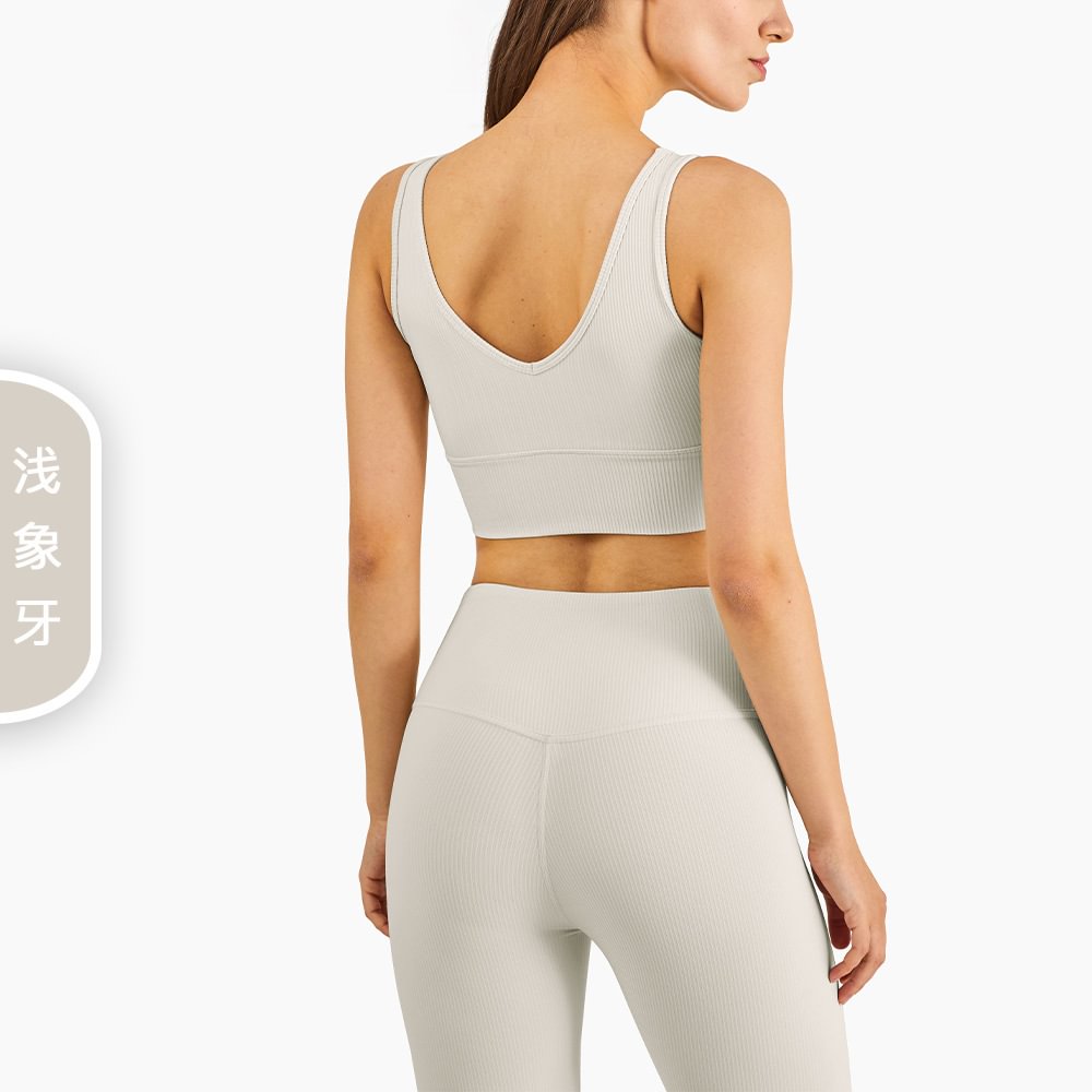 Vest Style Spring Thread Antibacterial Yoga Sports Underwear Bra