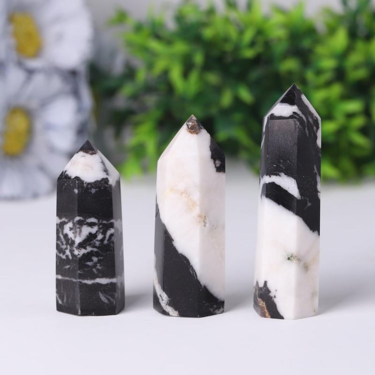 Natural Zebra Jasper Towers Points Bulk for Sale Healing Tower
