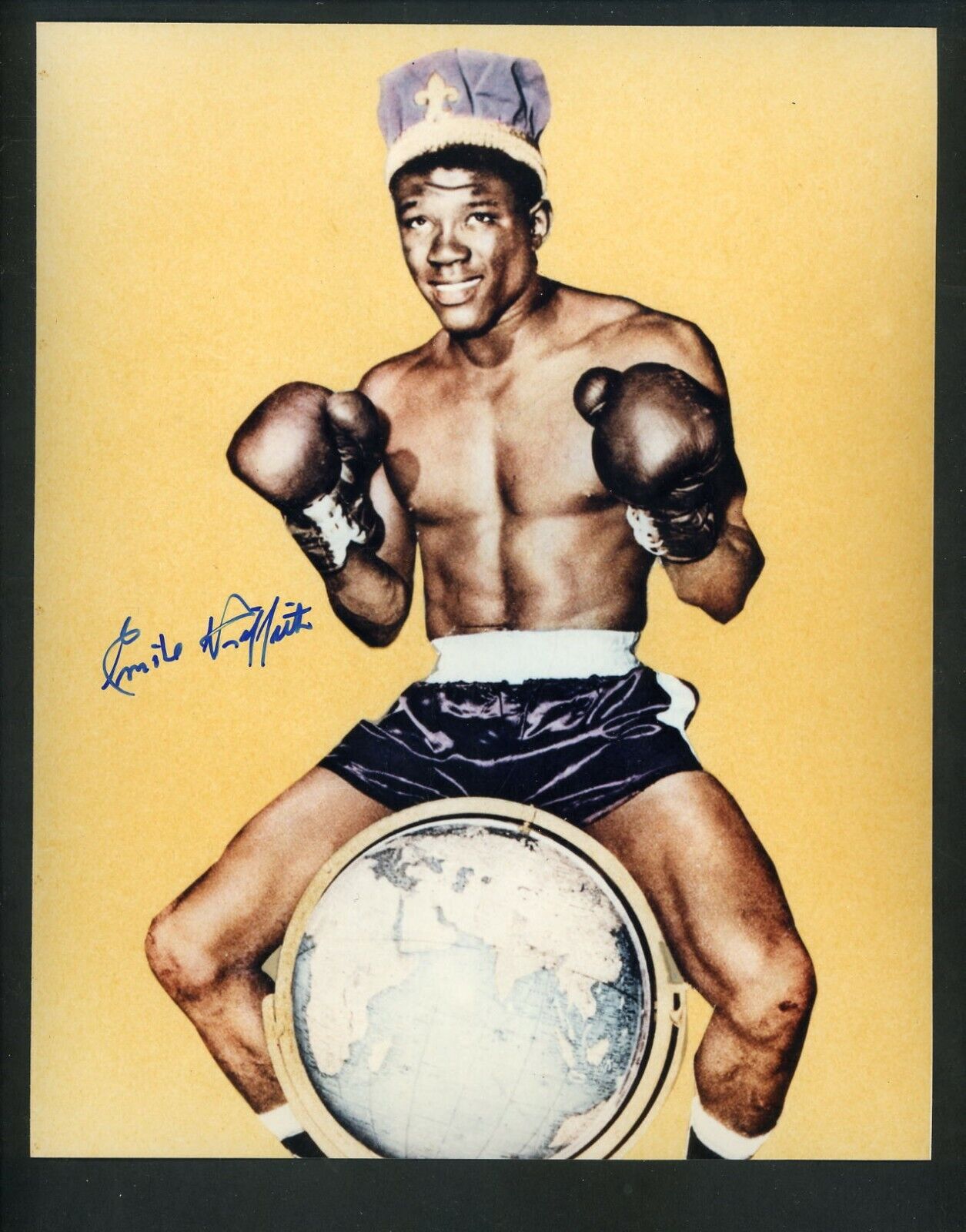 Emile Griffith Signed Autographed 8 x 10 Photo Poster painting boxing with JSA authentication