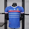 2025 Retro Player Version France Blue Football Shirt 1:1 Thai Quality