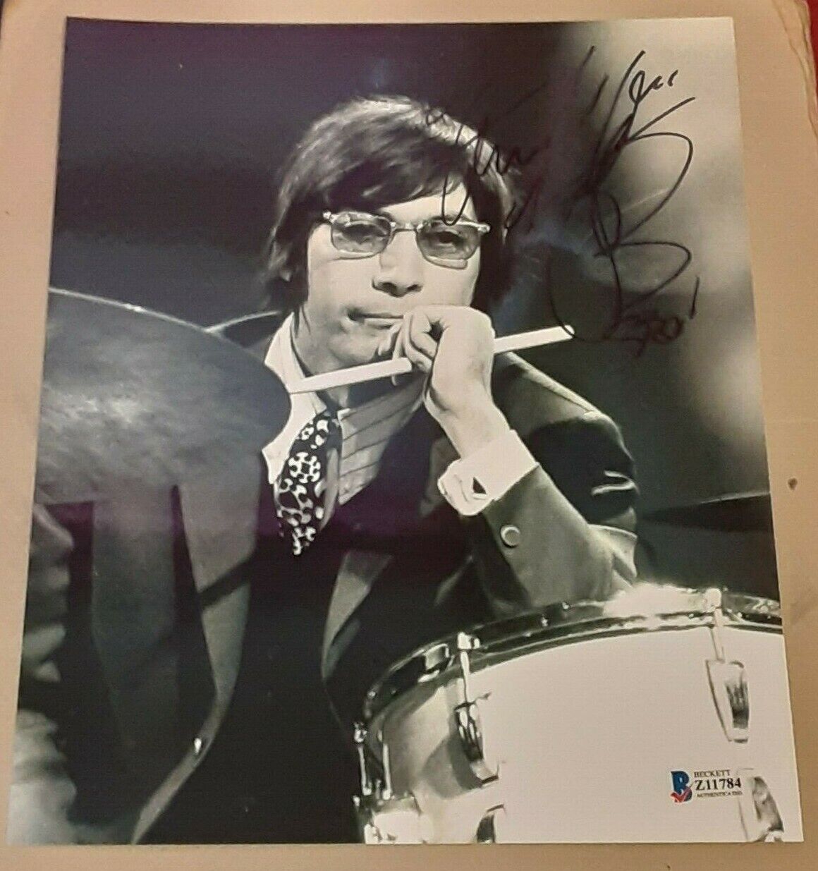 Charlie Watts Rolling Stones Drummer Legend SIGNED AUTOGRAPHED 8X10 Photo Poster painting BAS