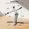 N86 Laptop Stand 360&deg; Rotating Foldable Ergonomic Stand Adjustable Height For Collaborative Work And Easy Storage Suitable For 16" Laptops