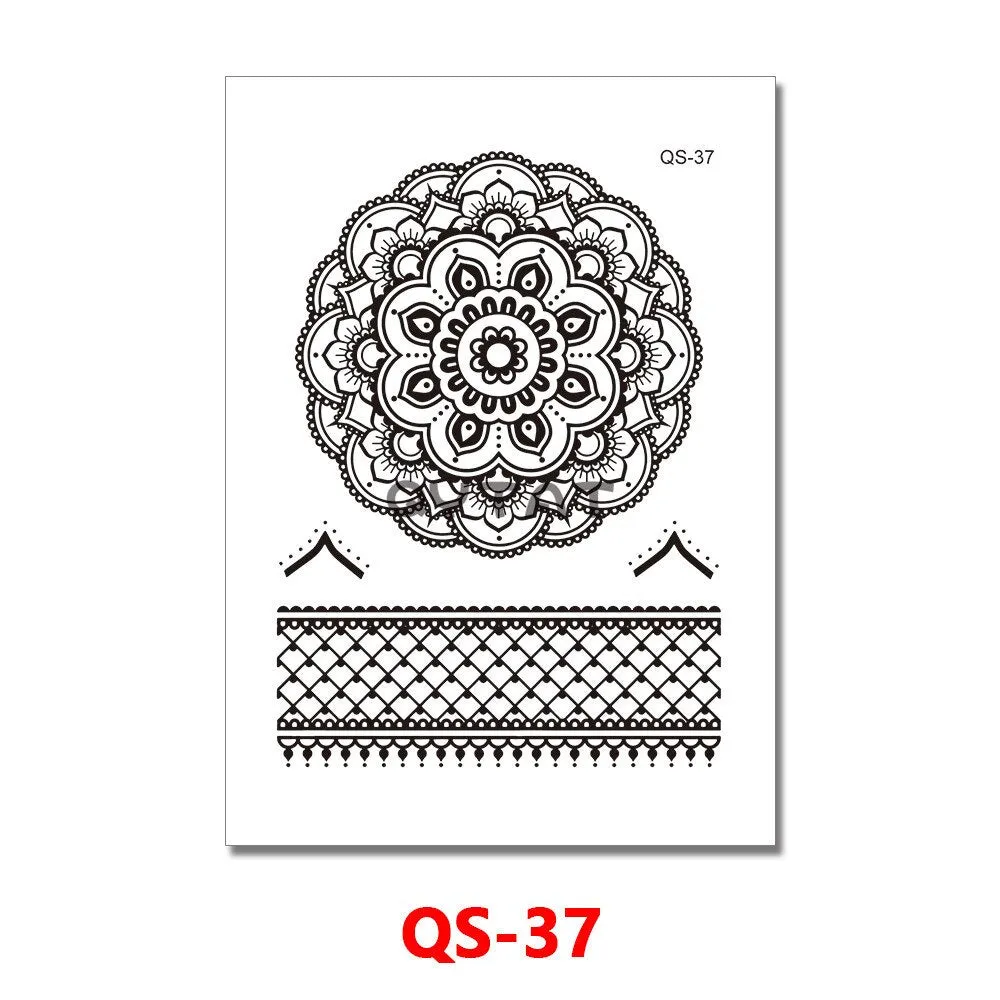 Waterproof Temporary Tattoo Femme Sticker Folower Rose Letter Fake Tatto Hand Back Tatoo Stickers Women Men Body Art Ogreish