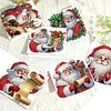 6PCS DIY Diamond Art Greeting Cards Santa Claus Congratulations Cards & Gift