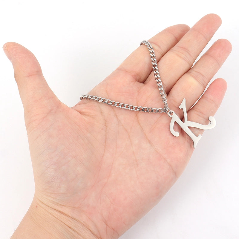 Retro Minimalist Classic Style Letter 201 Stainless Steel 304 Stainless Steel Men’s Pendant Necklace