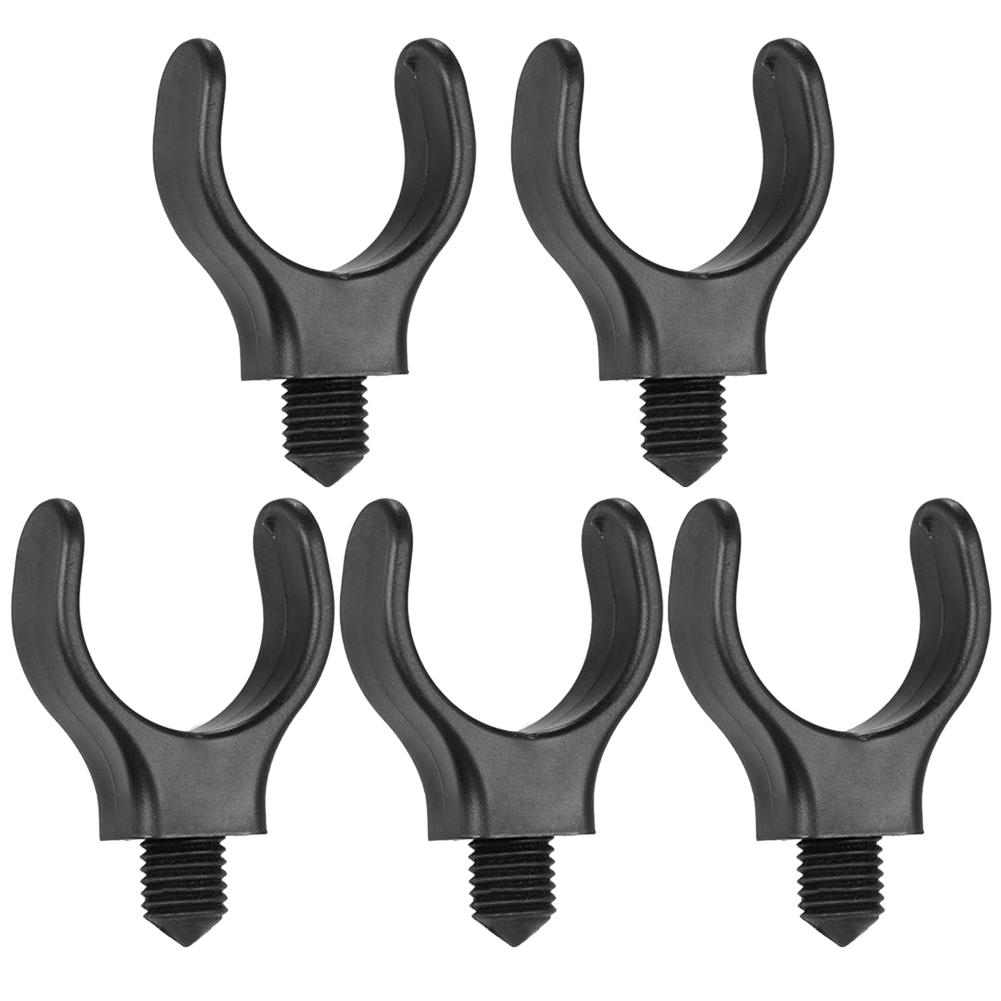 

5pcs M3/8in Black Nylon Plastic Carp Fishing Rod Pole Holder Bracket Heads, 501 Original