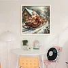 Santa Claus On A Sleigh-11CT Stamped Cross Stitch 45*45cm/17.72*17.72in