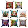 5D Mosaic Diamond Painting Pillow Case Drilling Pillow Cover DIY Resin Kit