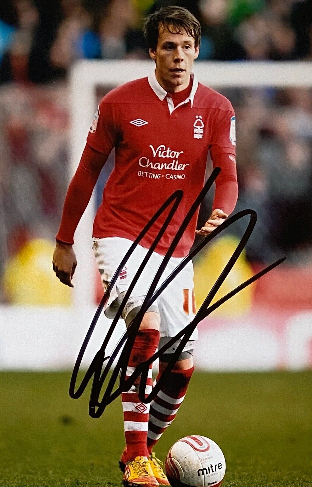 Chris Gunter Genuine Hand Signed 6X4 Photo Poster painting - Nottingham Forrest 4