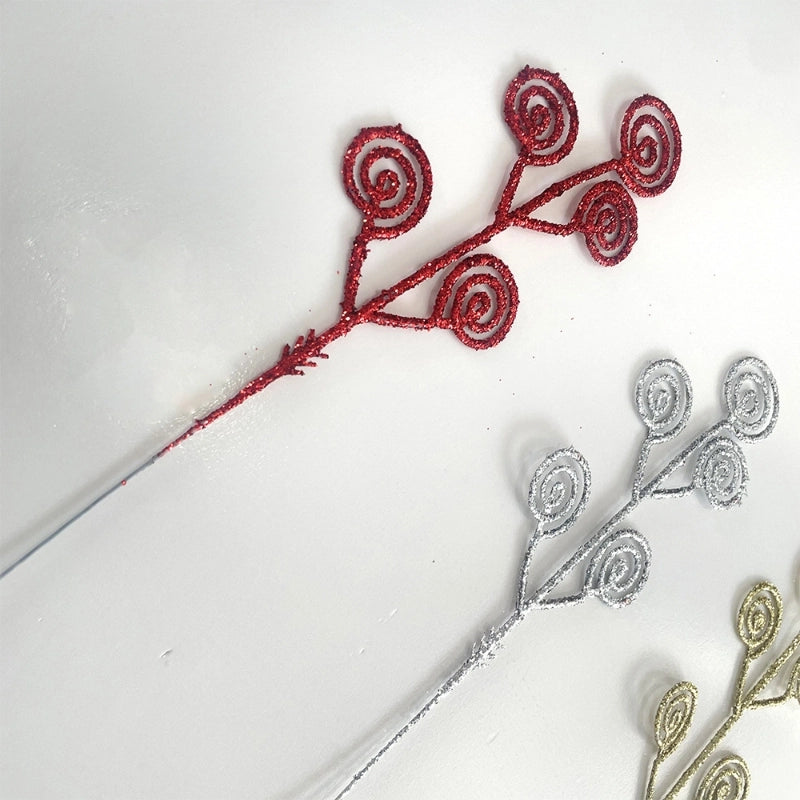 Christmas Gold Candy Ring Christmas Decoration Candy Ring Decorations Hollow Ornaments Sequins Accessories Cross-border