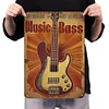 Music Bass - Vintage Metal Signs - 20*30cm/30*40cm - Music