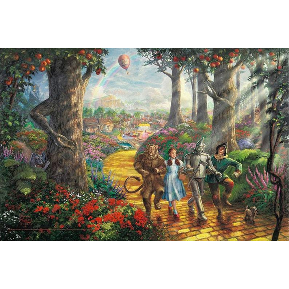 

40*50CM - Round Drill Diamond Painting - The Wizard of Oz, 501 Original