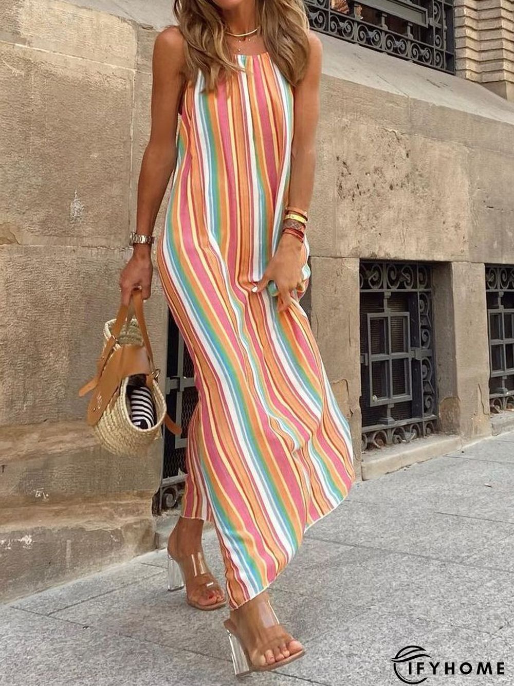 Halter Boho Weaving Dress | IFYHOME