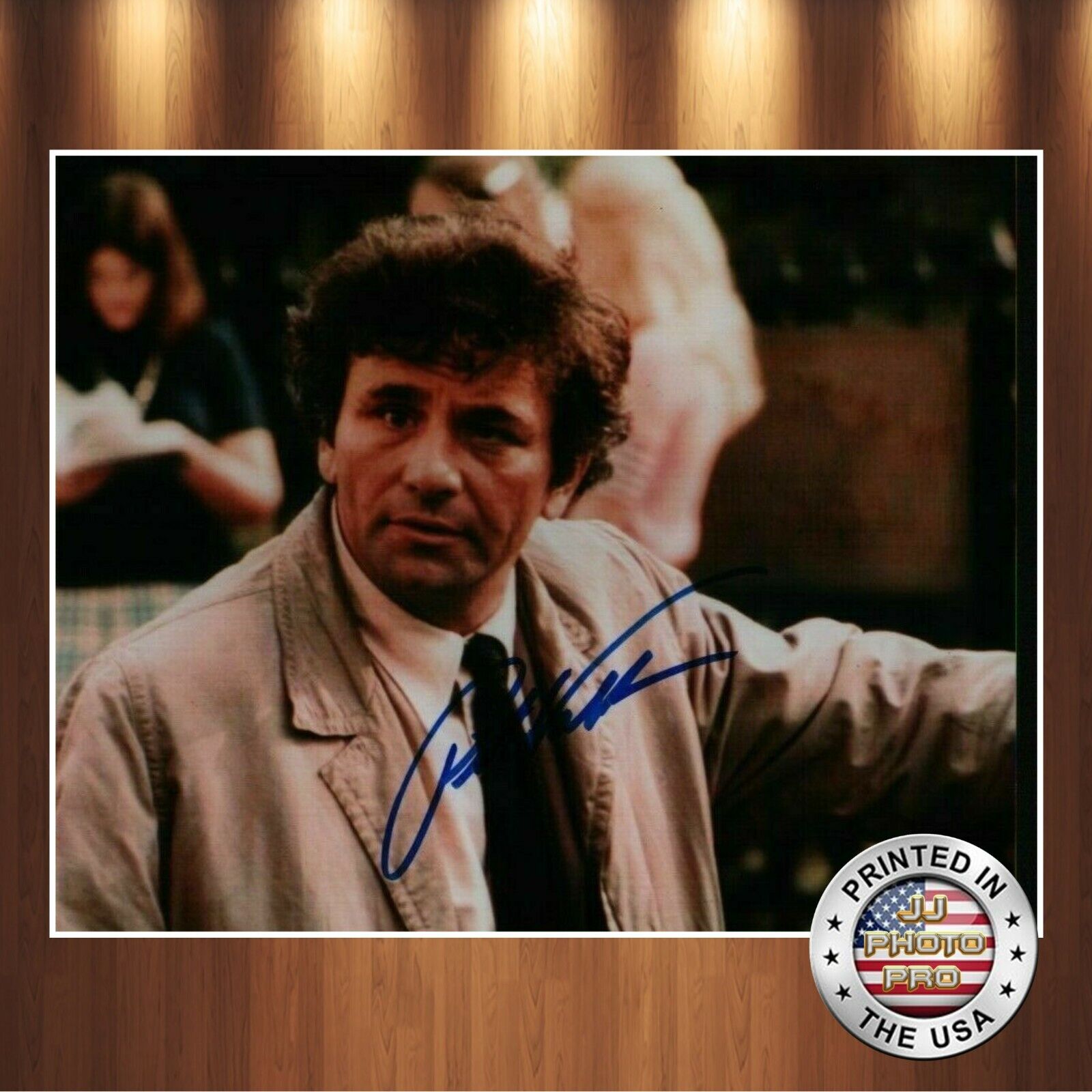 Peter Falk Autographed Signed 8x10 Photo Poster painting (Columbo) REPRINT