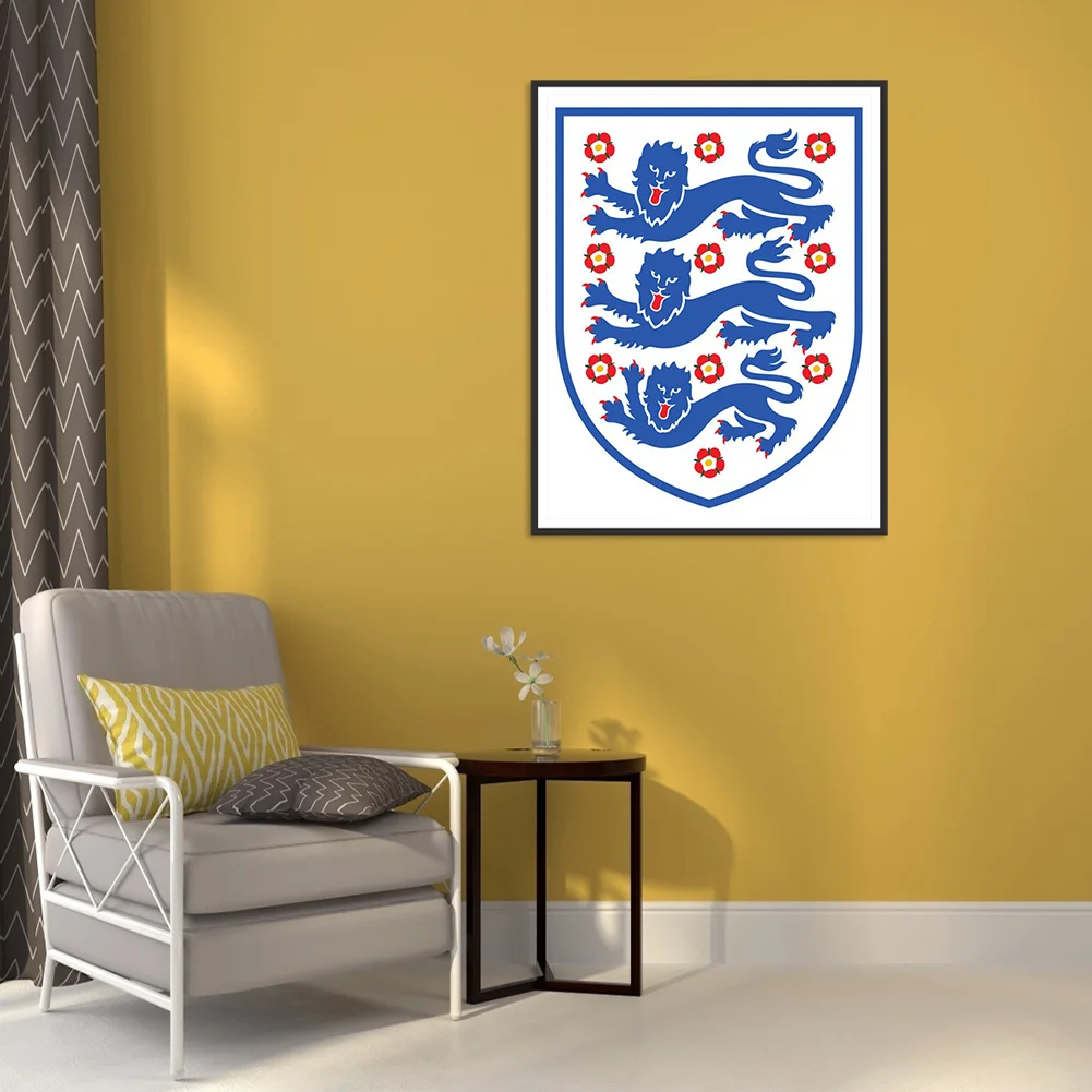 Full Round Diamond Painting 30*40cm - English Football