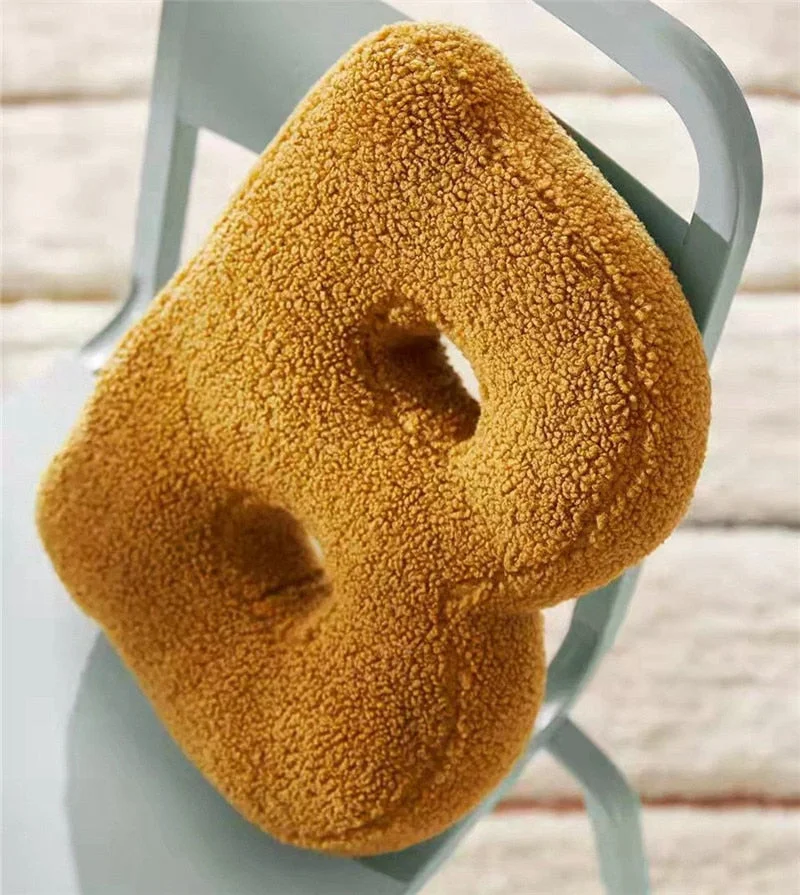 INS Nordic 26 English Letters Throw Pillow DIY Name Bed Sofa Cushion Baby Sleep Pillows Toys Kids Room Decorations Photo Props