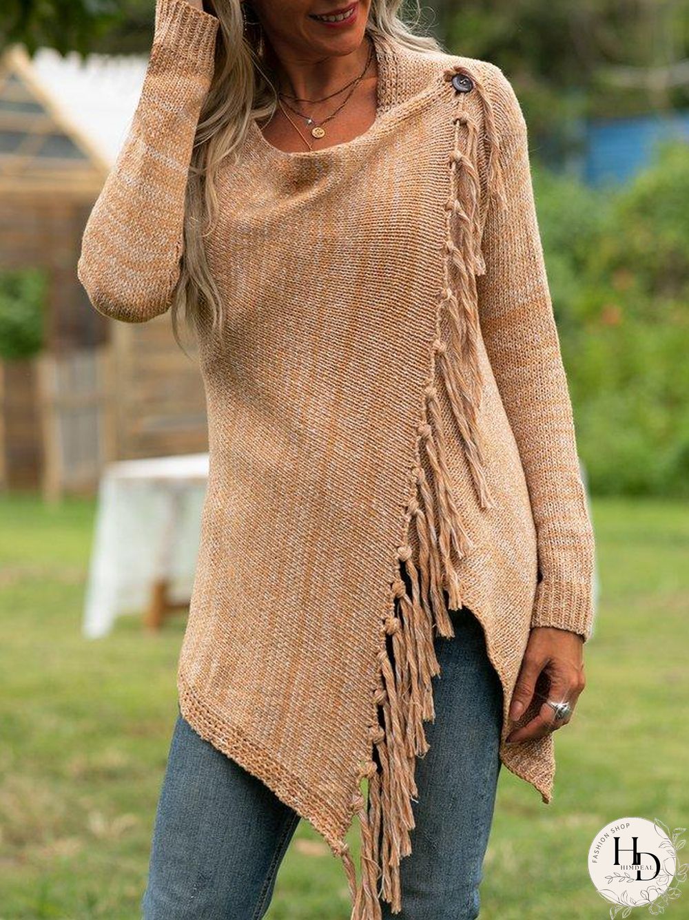 Irregular cardigans Sweater