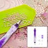 DIY Diamond Painting Stift Diamond Art Stift Diamond Painting Werkzeuge (8 Stück lila)