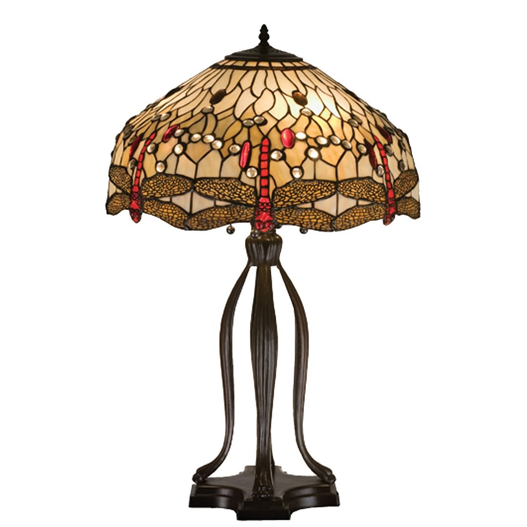 Diane Hanging Head Dragonfly 30.5" Table Lamp