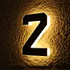 17cm Solar Lighted House Numbers IP44 Waterproof Light Up LED Address Signs