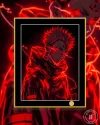 Ryomen Sukuna Decorative Painting - Jujutsu Kaisen - H-TWO Studio
