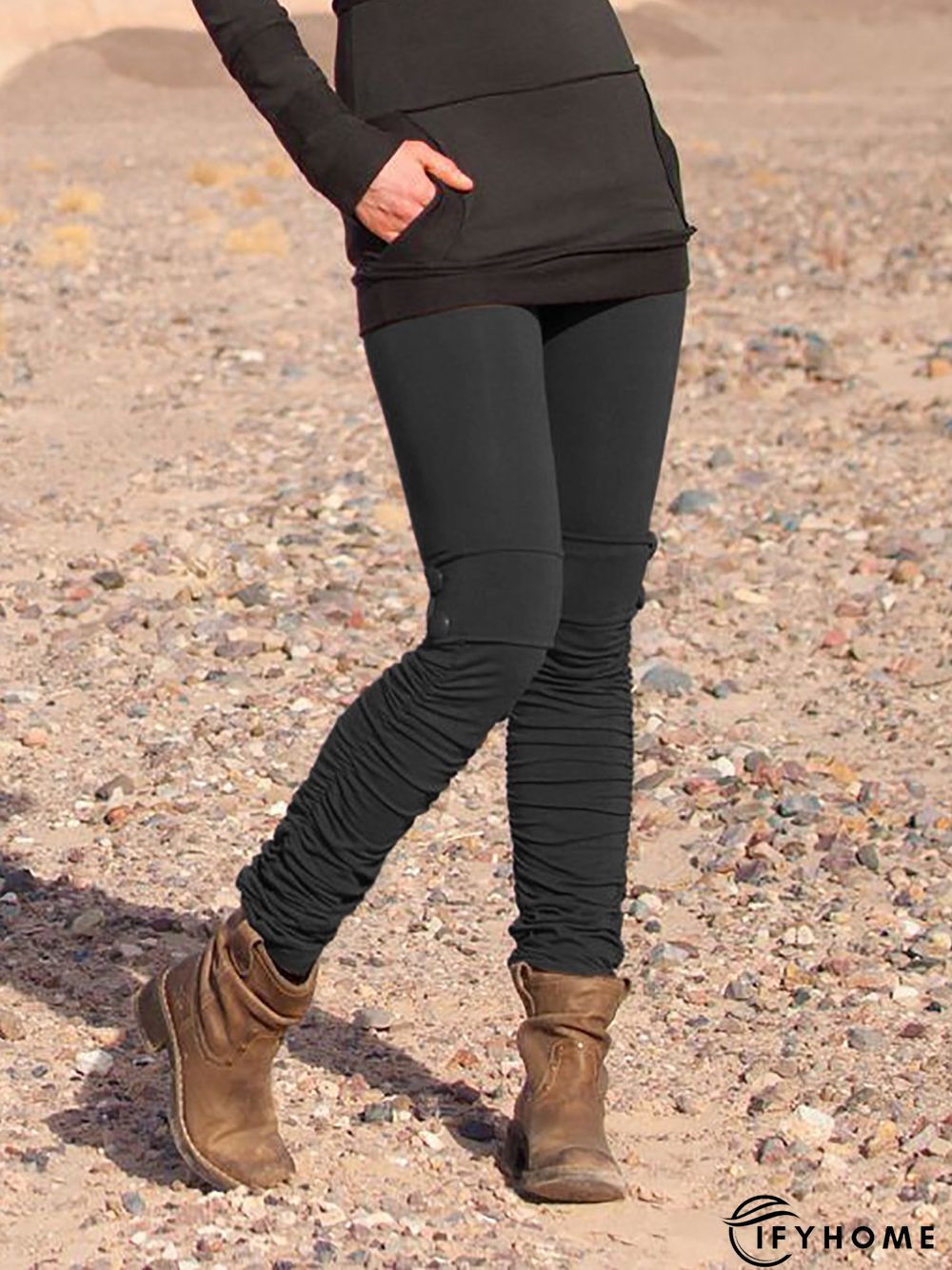 Casual Solid Tight Pants | IFYHOME