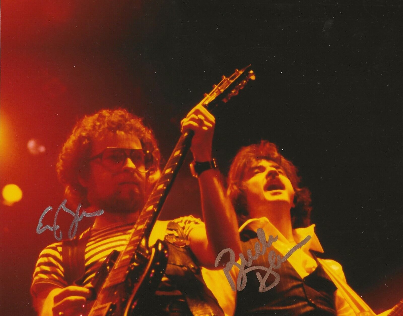 Eric Bloom and Donald Buck Dharma of Blue Oyster Cult REAL SIGNED Photo Poster painting #2 COA