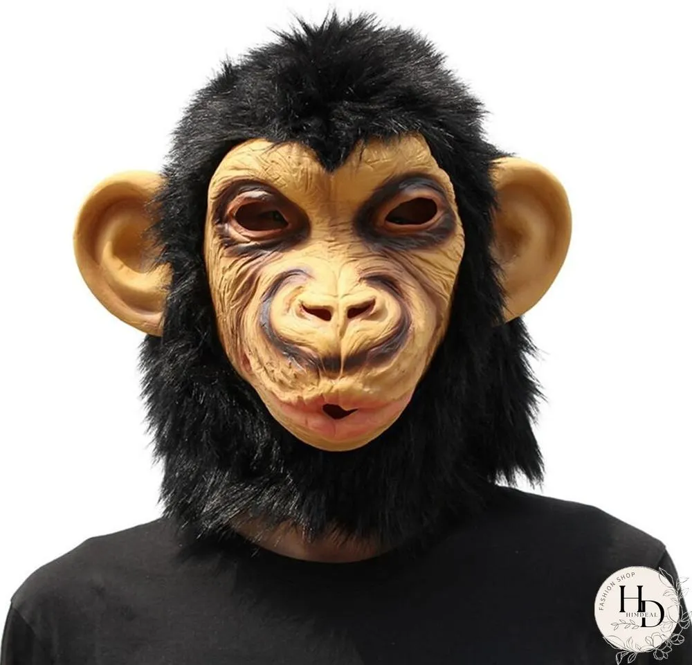 Halloween Gorilla Mask Halloween Animal Party Full Head Mask
