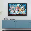 Disney Family-18CT Stamped Cross Stitch 70*50cm(Big Size) tapestrymarket