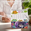 5D/DIY Kalender Kristallmalerei Schreibtisch Kalender Kit Heimdekoration (Wolf)