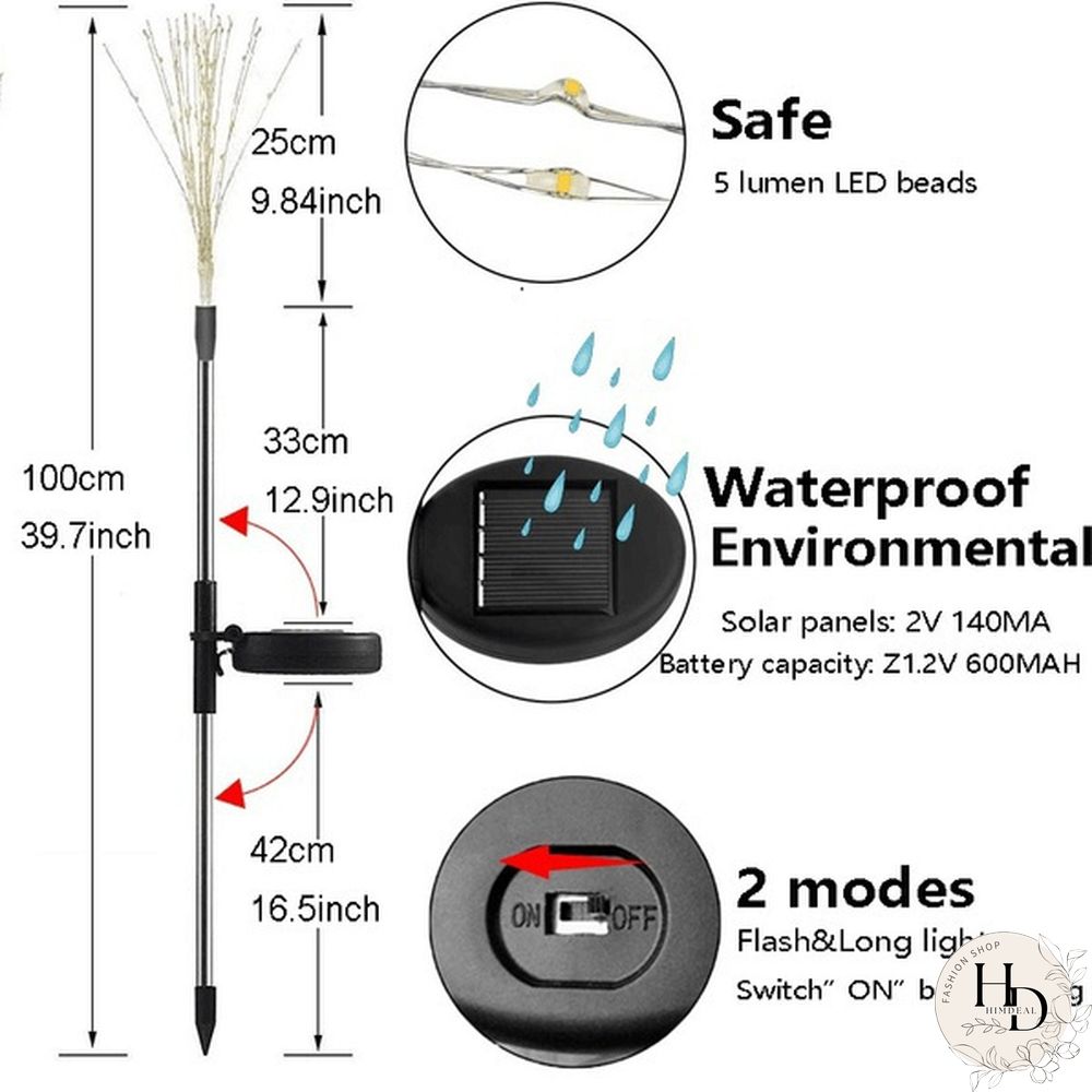 Newest Upgrade Solar Garden Decorative Lights OutdoorPowered