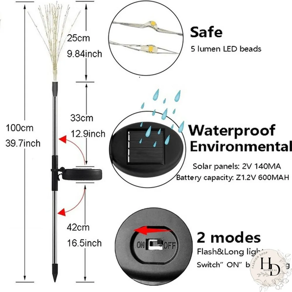 Newest Upgrade Solar Garden Decorative Lights OutdoorPowered